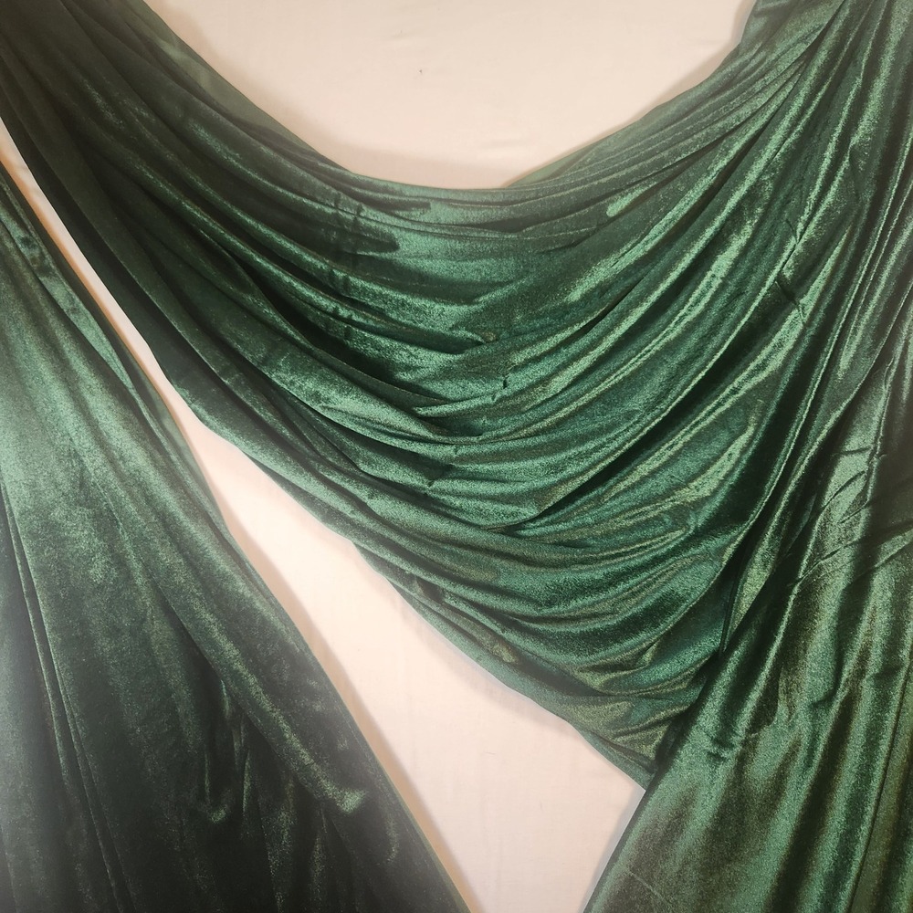 Forest Green Velvet walkway fabric party‎ supplies 179x50 Performance